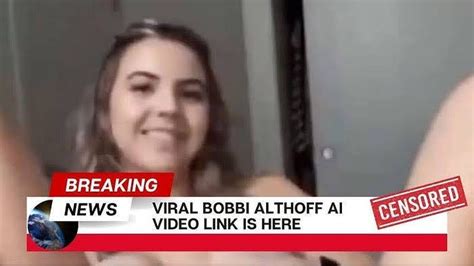 bobbi althoff leak|Bobbi Althoff responds after x